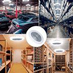 ⚡¡¡Venta relámpago!!Ventilador LED Inteligente TurboMax™ 💨 2 en 1 [Se Instala como un Bombillo]
