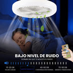 ⚡¡¡Venta relámpago!!Ventilador LED Inteligente TurboMax™ 💨 2 en 1 [Se Instala como un Bombillo]