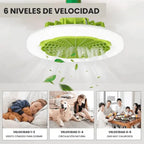⚡¡¡Venta relámpago!!Ventilador LED Inteligente TurboMax™ 💨 2 en 1 [Se Instala como un Bombillo]