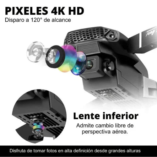 🤩[OFERTA] - Dron E99 Max Sky Vision 4K + DOBLE BATERÍA + CONTROL PANTALLA CELULAR