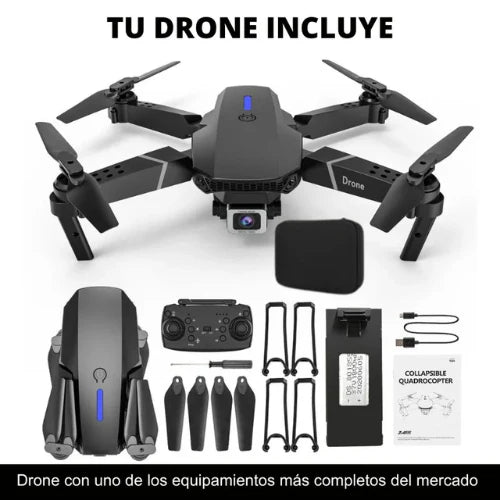 🤩[OFERTA] - Dron E99 Max Sky Vision 4K + DOBLE BATERÍA + CONTROL PANTALLA CELULAR
