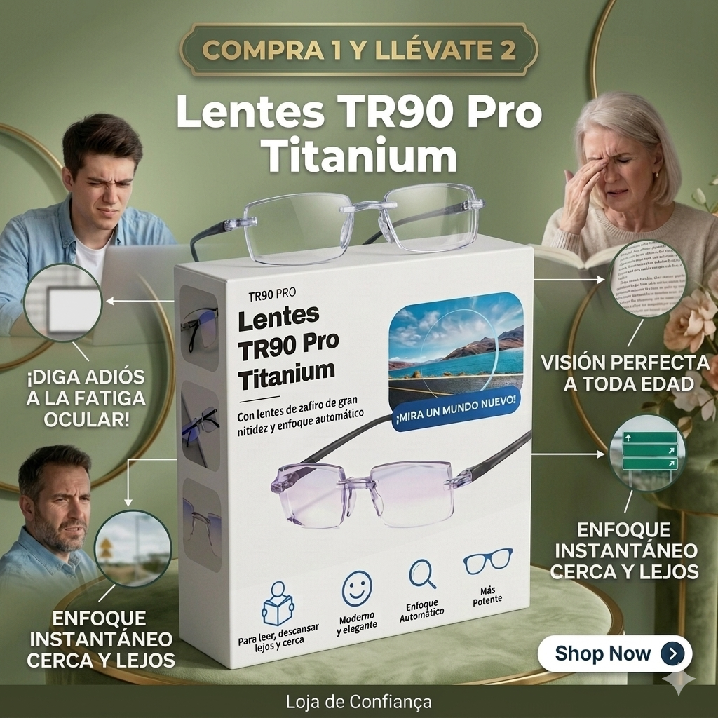 ⚡⚡⚡OFERTA RELÁMPAGO⚡⚡⚡❤️Gafas TR90 Pro Titanium FM! Dile adiós a la fatiga visual❤️ COMPRA 1 Y LLEVE 2 + Solo pagas cuando recibes el producto 🚚  Envío gratis.